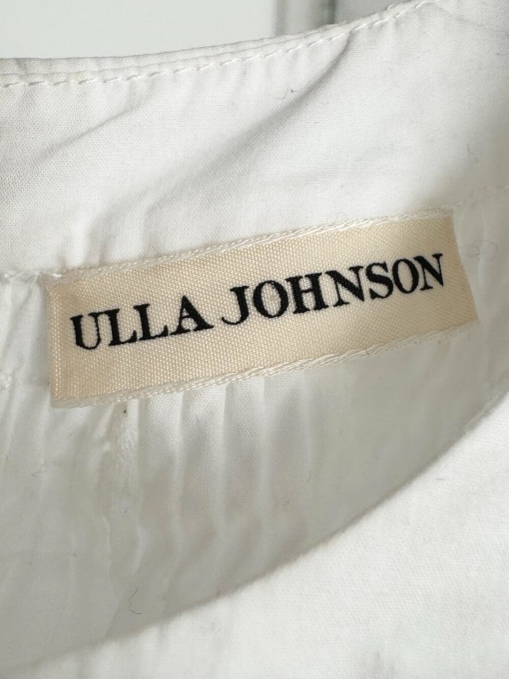 Ulla Johnson "Lennie" Embroidered White Cotton Top, size 4 - Picture 3 of 13